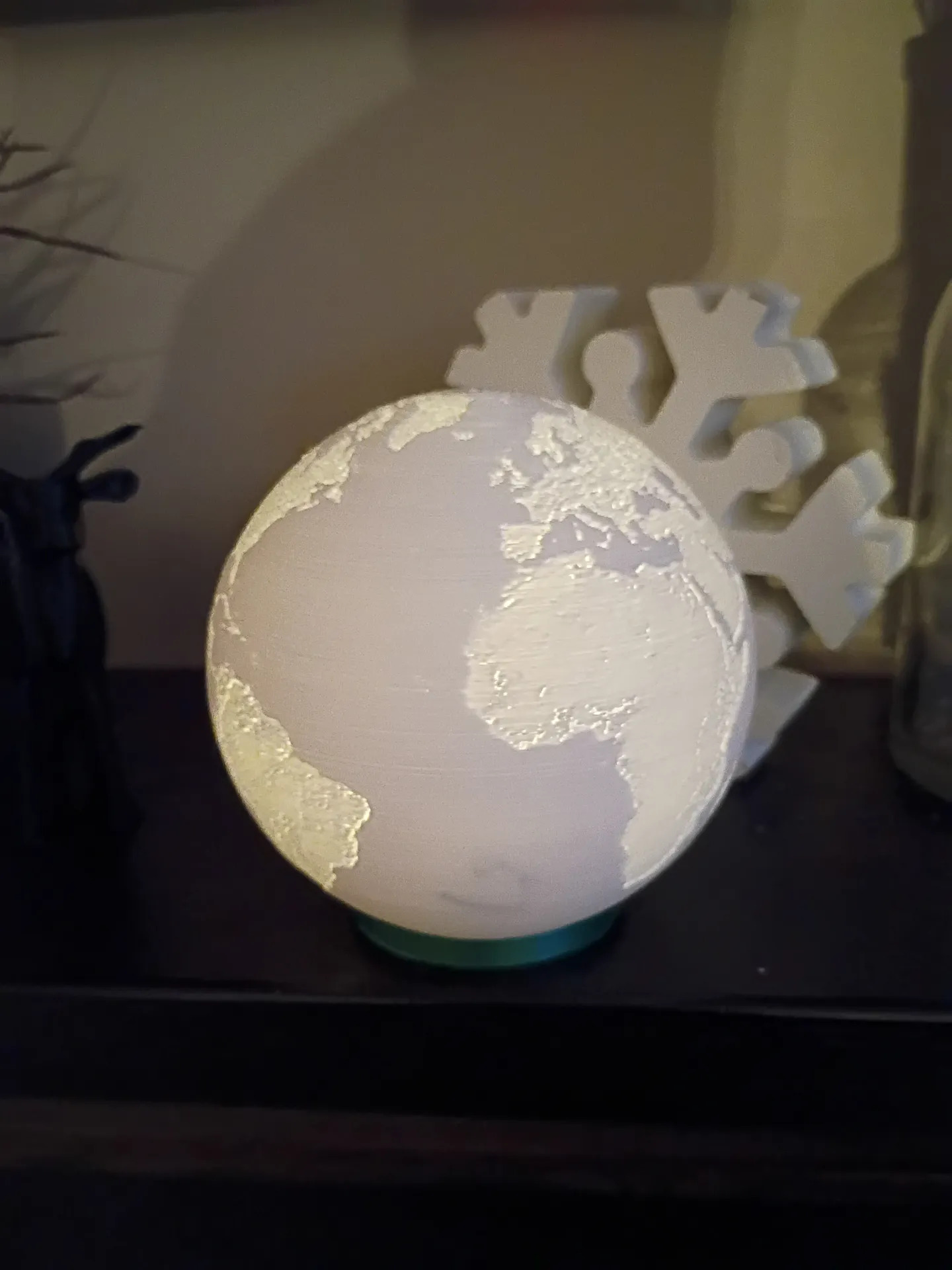Quả Địa Cầu lithophane