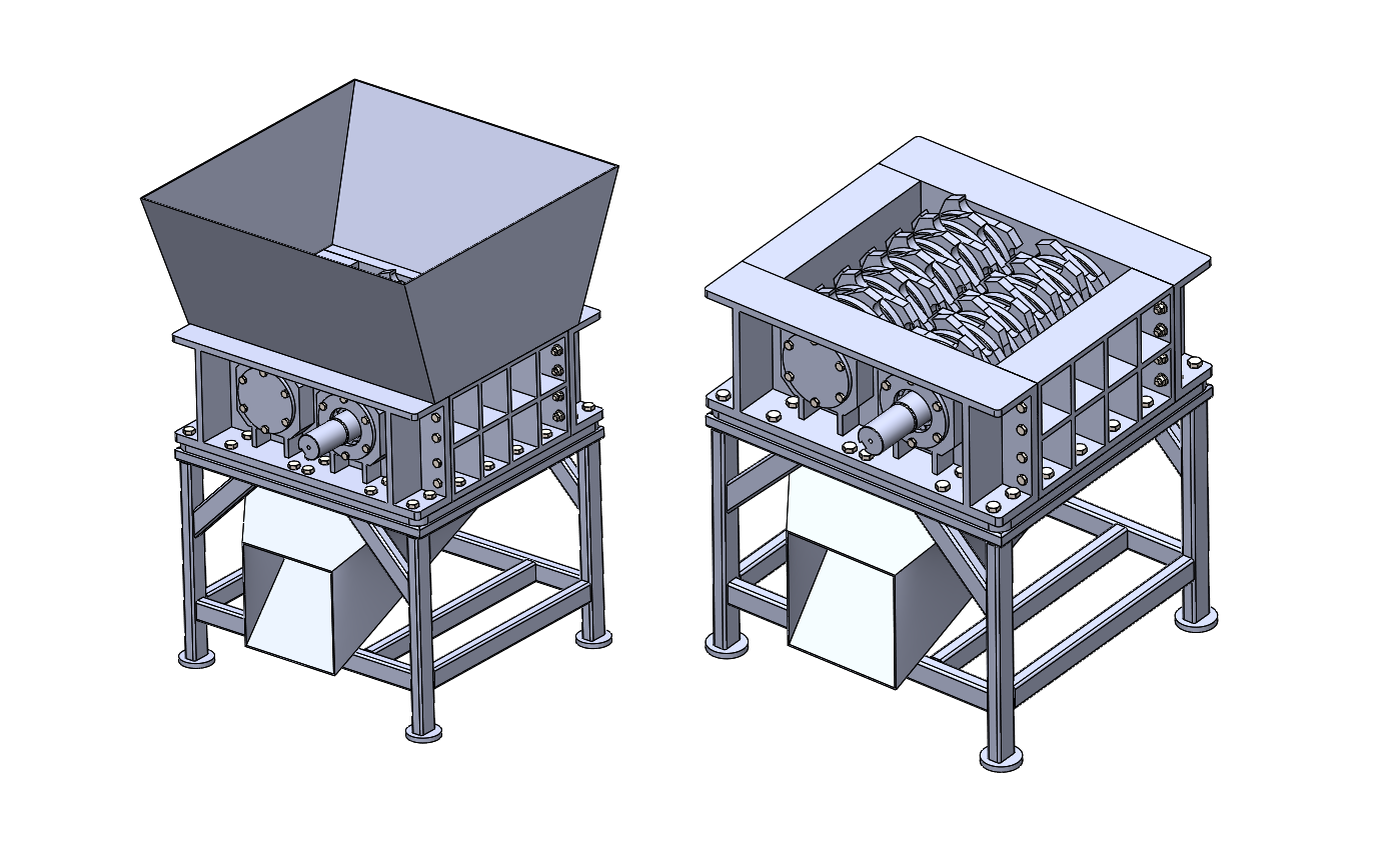 MÁY NGHIỀN 2 TRỤC (NGHIỀN NHỰA)