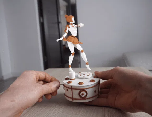 Hộp Nhạc Ballerine Steampunk