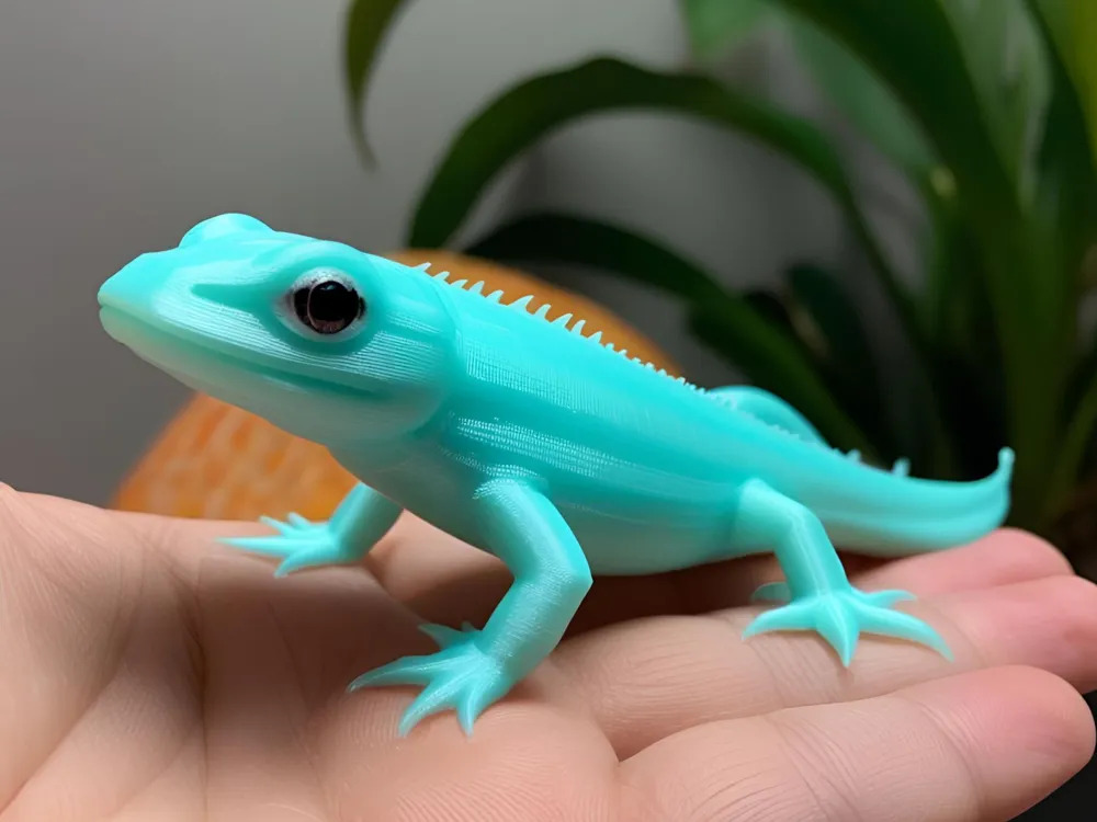 Tượng thằn lằn gecko nhỏ xinh