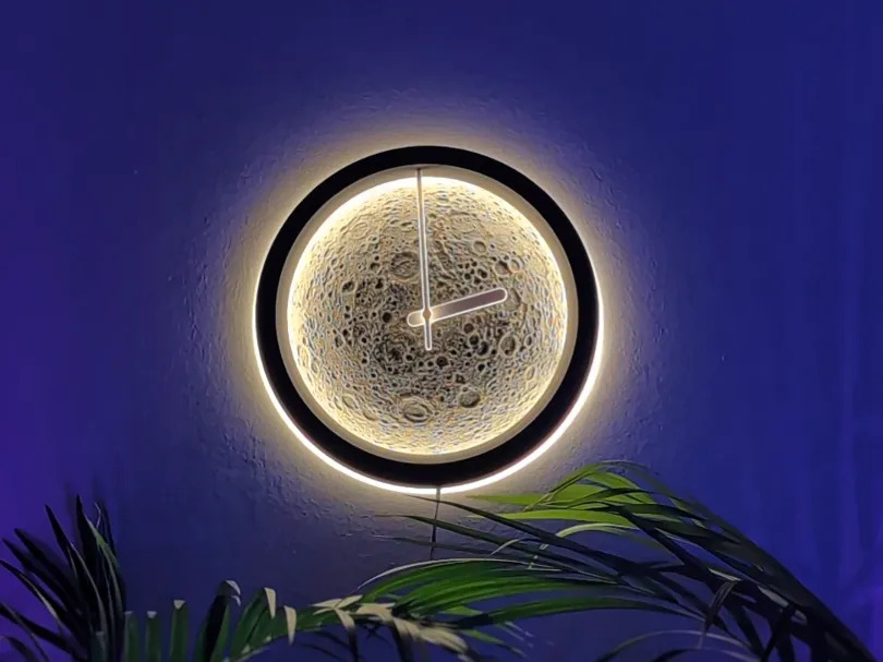 Đèn Trăng Kèm Đồng Hồ