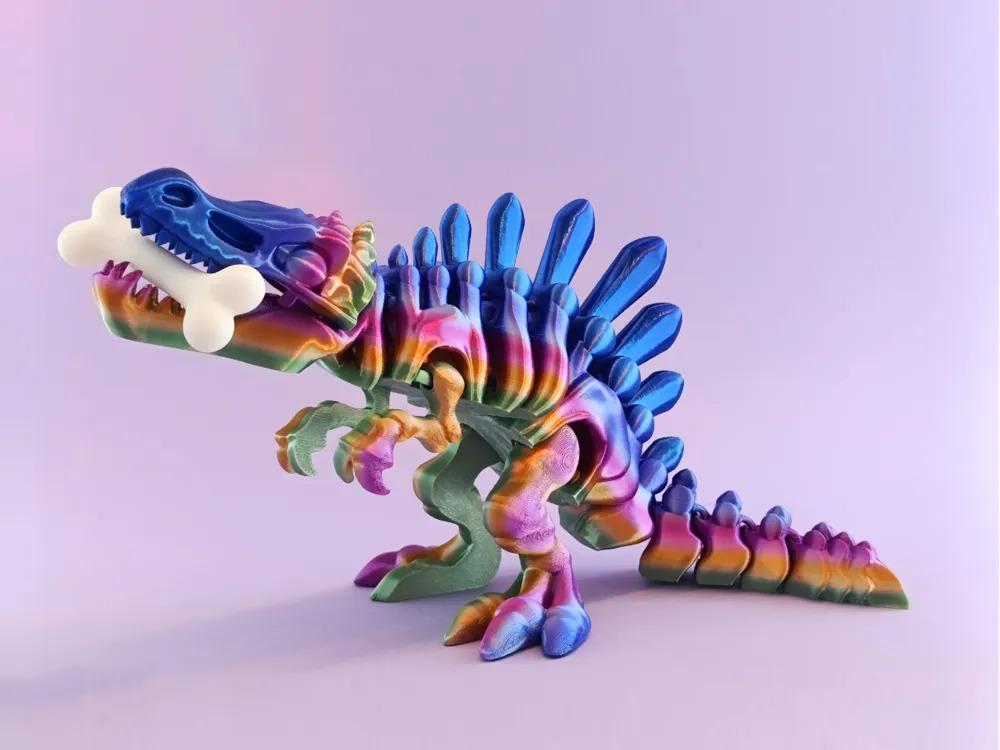 Khủng long Spinosaurus dạng xương