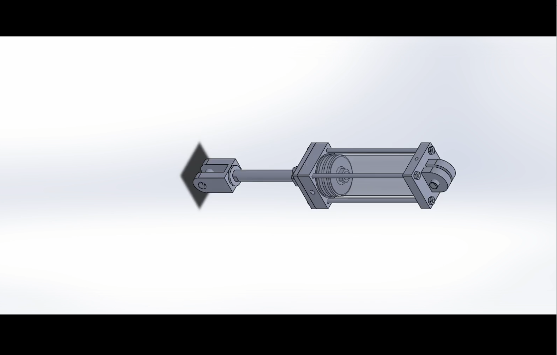 Bản vẽ 3D Xy lanh thủy lực(TL 080)