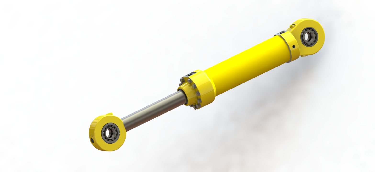 Bản vẽ 3D Xy lanh thủy lực (TL 090)