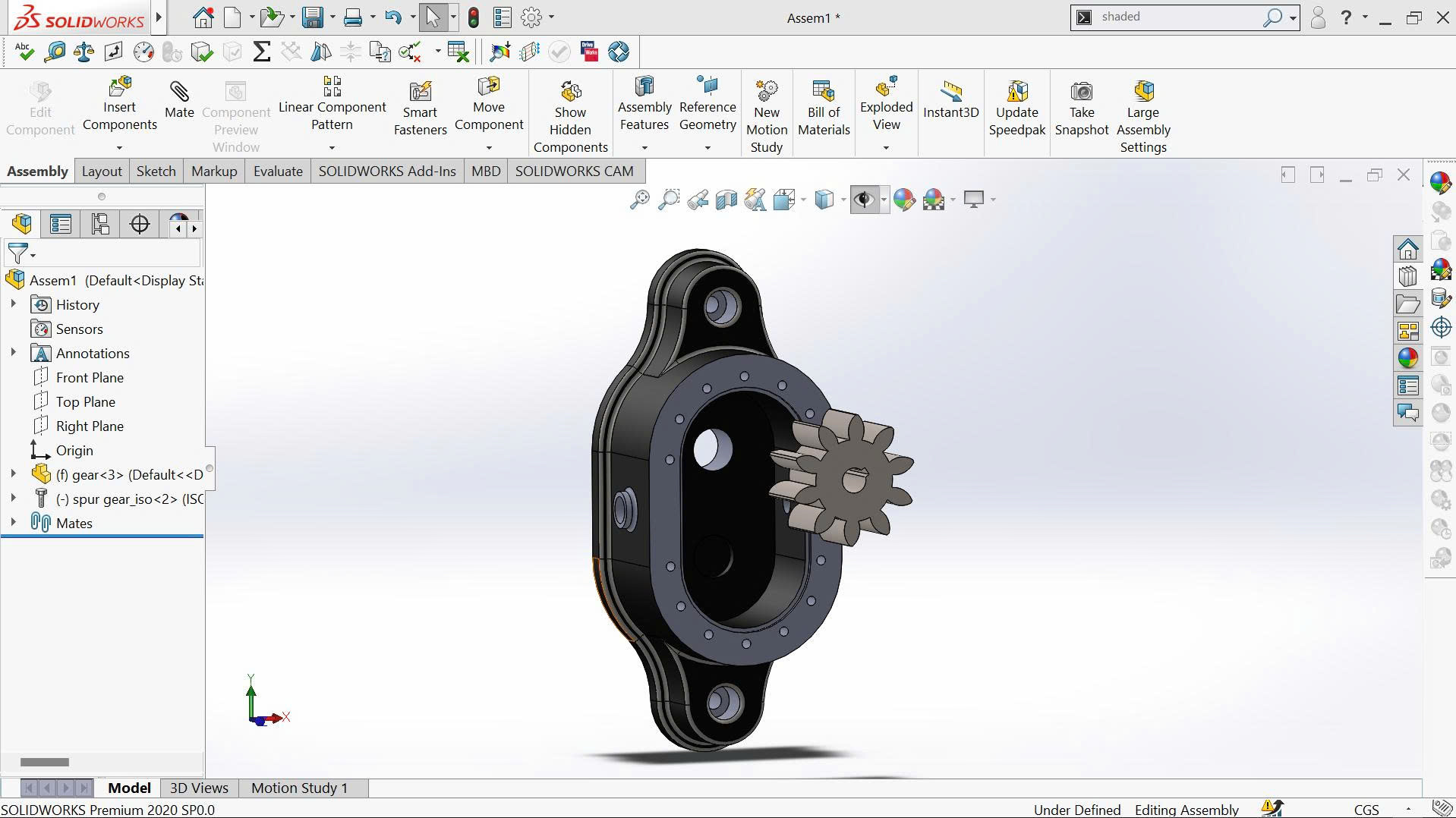 Bản vẽ 3D BƠM BÁNH RĂNG (TL 0150)