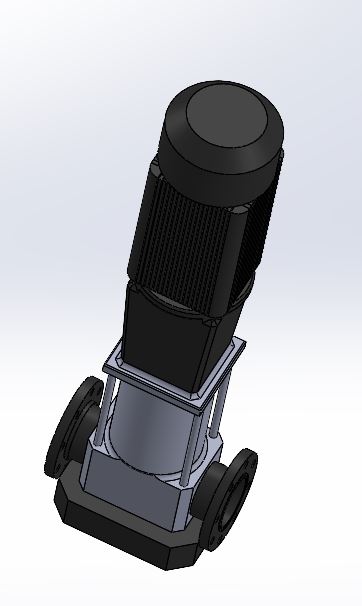 Bản vẽ 3D MÁY BƠM NƯỚC (TL 022)