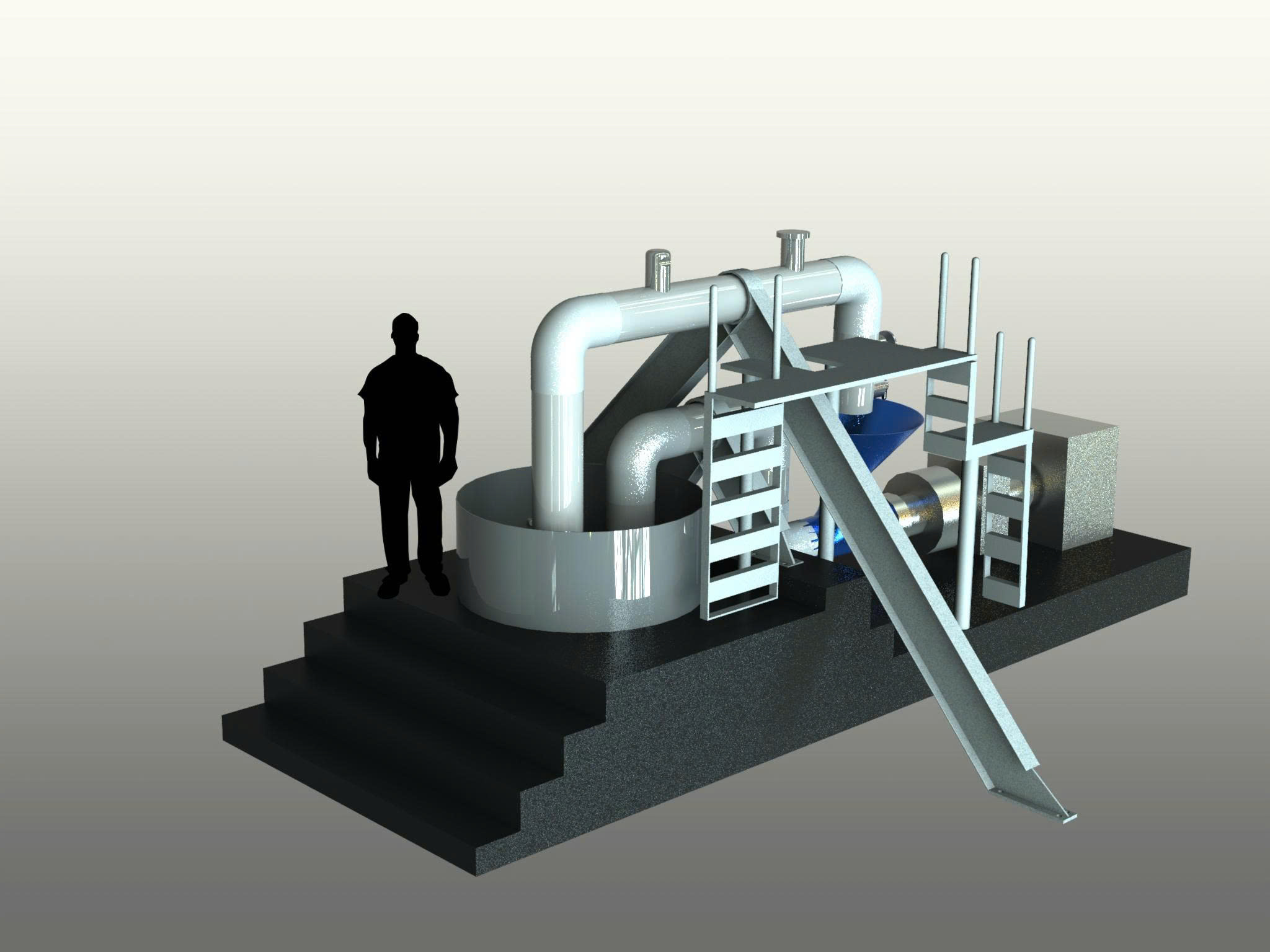 Bản vẽ 3D Máy thử nghiệm thủy điện cực nhỏ (2016) (TL 0210)