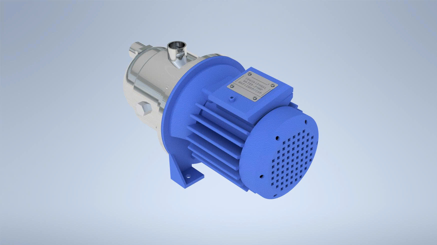 Bản vẽ 3D MÁY BƠM NƯỚC (TL 024)