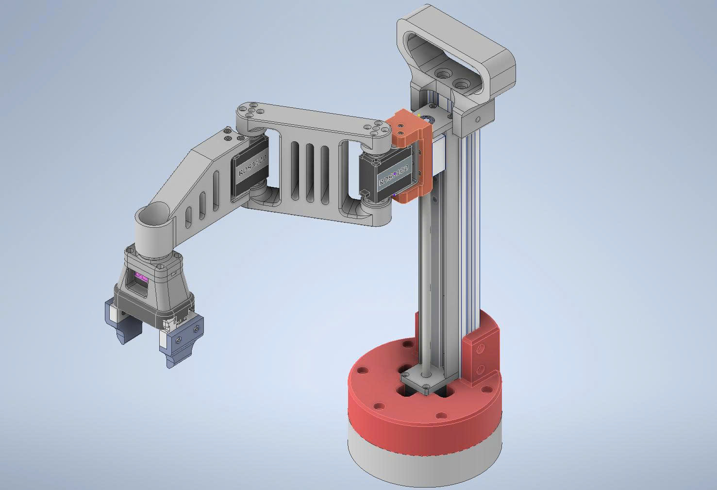 BẢN VE 3D TAY GẮP, CÁNH TAY ROBOTRobot SCARA cỡ nhỏ, Model RDS312 (CN 06)
