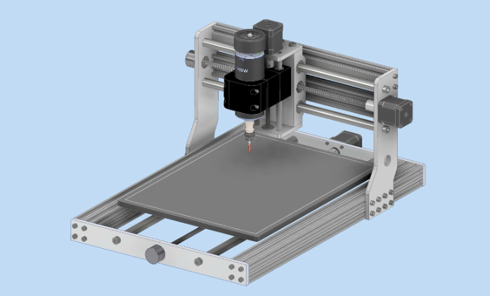 BẢN VE 3D MÁY PHAY CNC MINI 3 TRỤC Máy phay CNC (Router CNC) 4030 PRO (CK 040)
