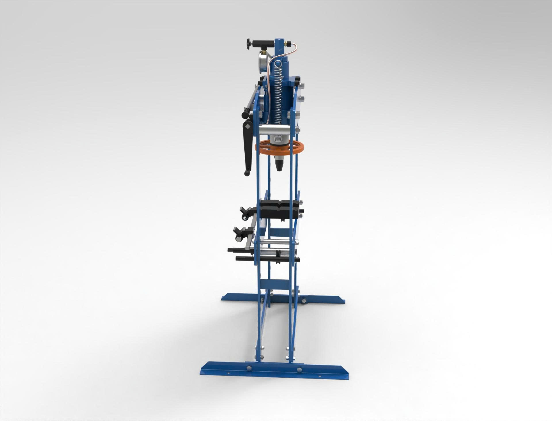 Bản vẽ 3D Máy ép thủy lực (TL 033)