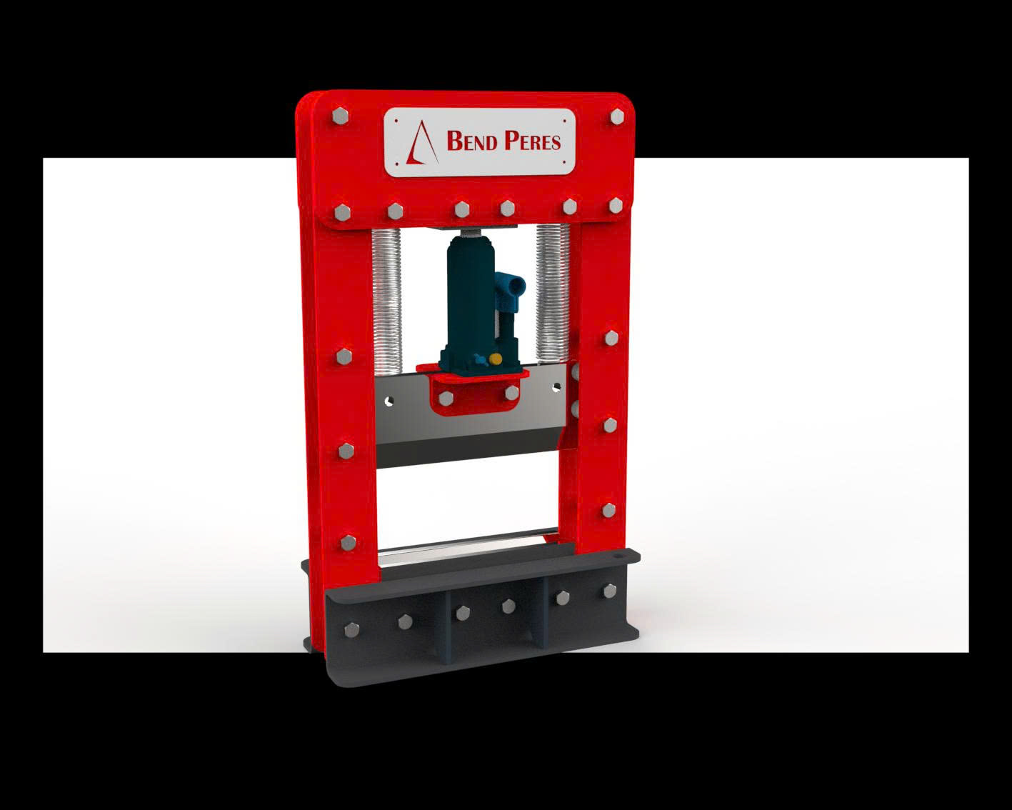 Bản vẽ 3D máy ép thủy lực (TL 042)