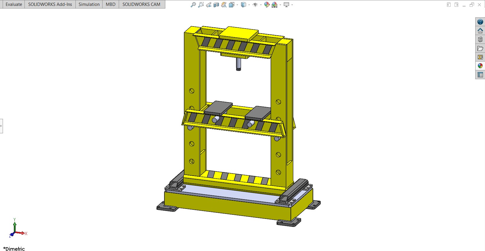 Bản vẽ 3D Xy lanh khí nén ROANY TN10x100 (TL 053)