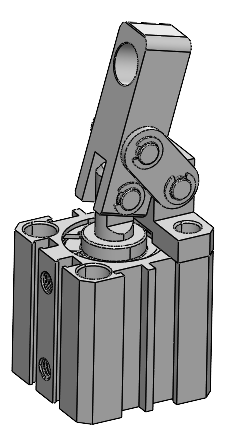 Bản vẽ 3D Xy lanh khí nén ALC-25 (TL 063)