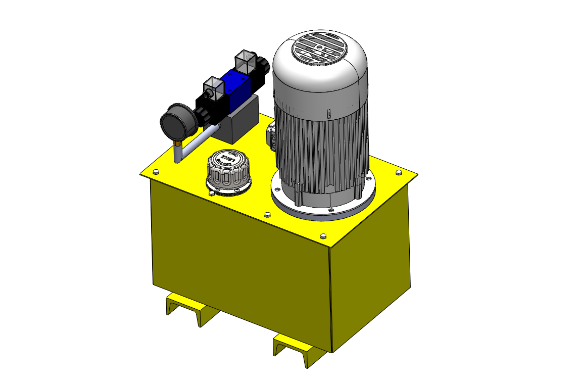 Bản vẽ 3D Nguồn thủy lực (TL 087)