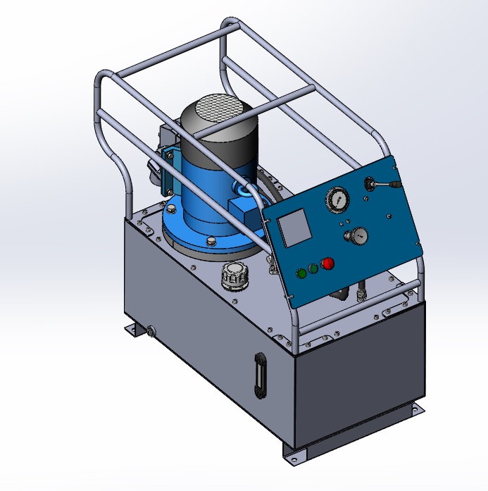 Bản vẽ 3D Nguồn thủy lực (TL 090)