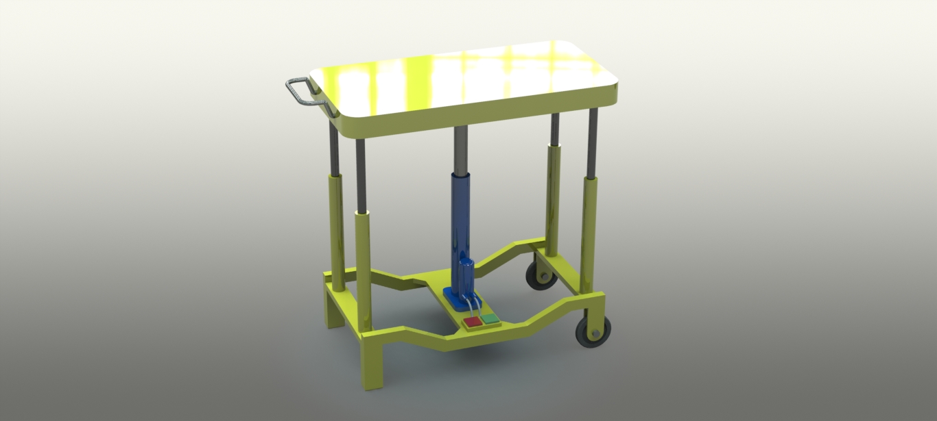 Bản vẽ 3D BÀN NÂNG THỦY LỰC (TL 0128)