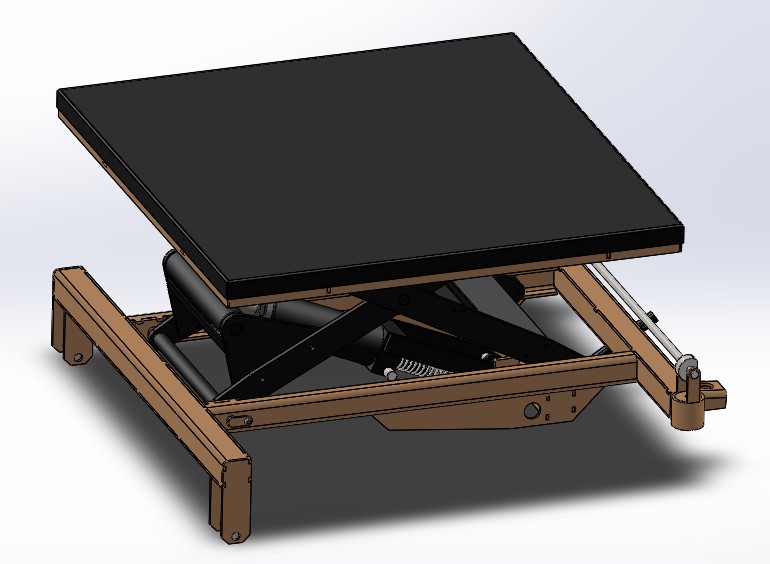 Bản vẽ 3D BÀN NÂNG THỦY LỰC (TL 0116)