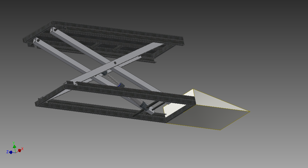 Bản vẽ 3D Bàn nâng xe máy (TL 0131)