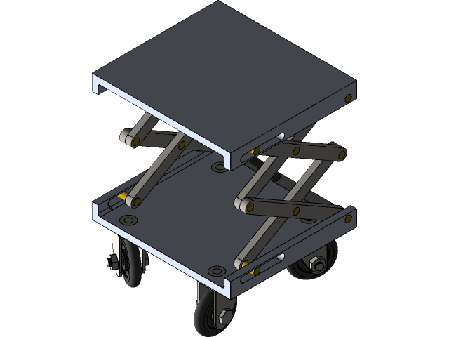 Bản vẽ 3D BÀN NÂNG THỦY LỰC (TL 0140)