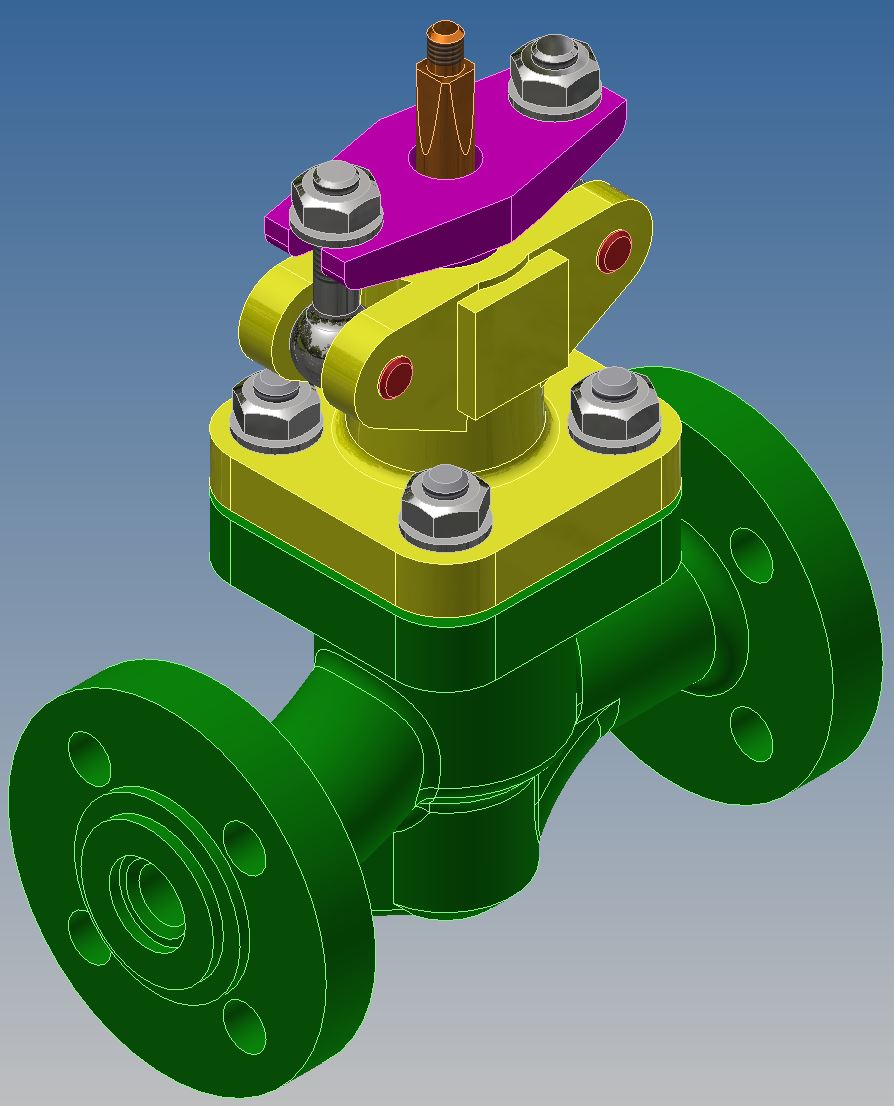 Bản vẽ 3D VAN THỦY LỰC (TL 099)
