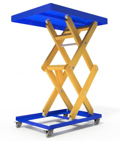 Bản vẽ 3D BÀN NÂNG THỦY LỰC (TL 0123)