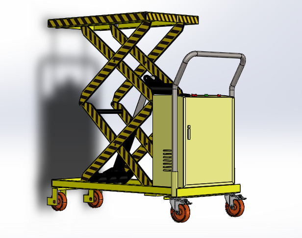 Bản vẽ 3D BÀN NÂNG THỦY LỰC (TL 0142)