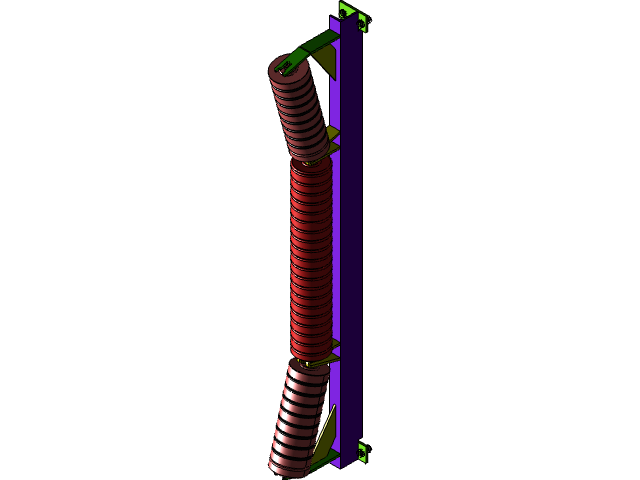BẢN VE 3D BĂNG TẢI Impact Roller Conveyor (CN 037)