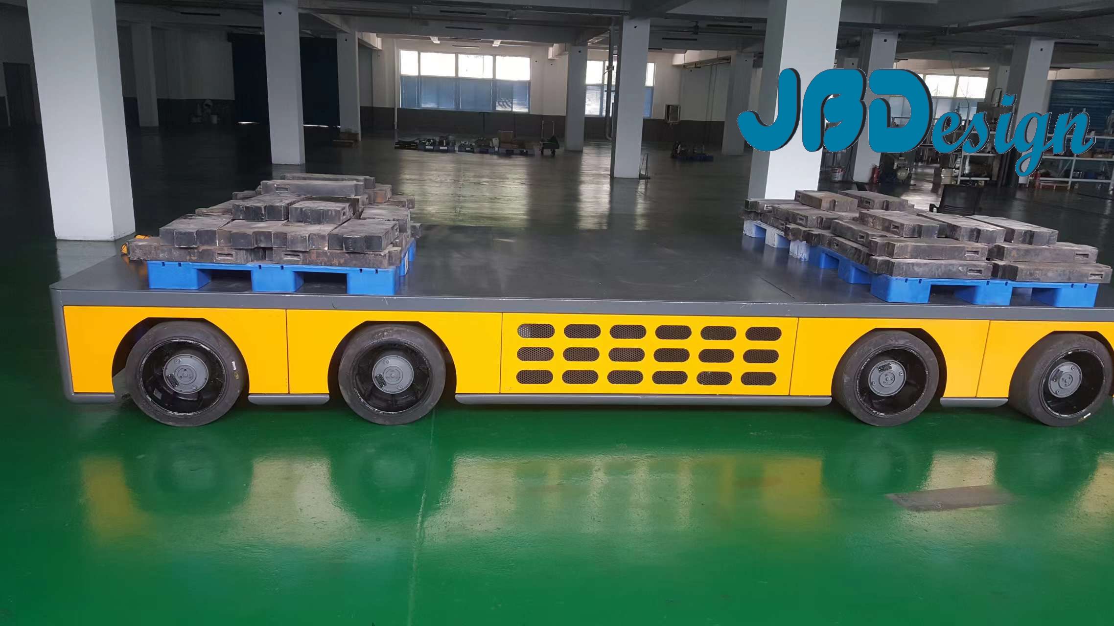 BẢN VẼ 3D XE AGV AGV 30Ton payload (CN 095)