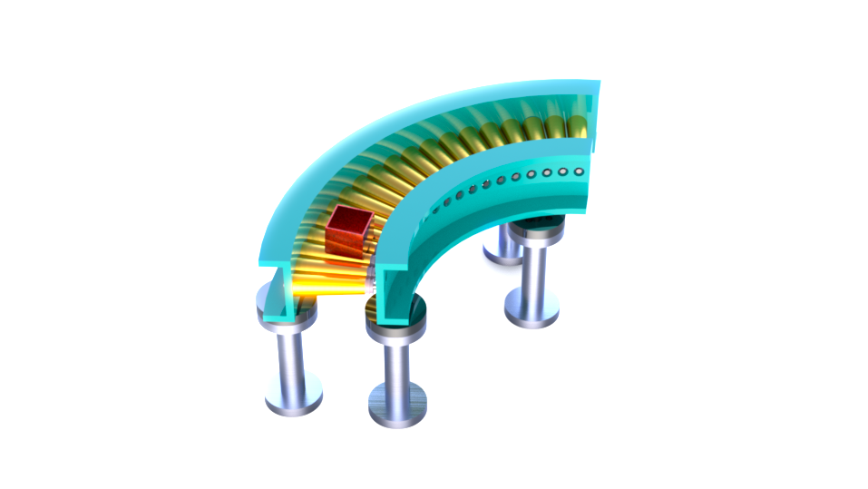 BẢN VE 3D BĂNG TẢI 90-degree roller conveyor (CN 071)