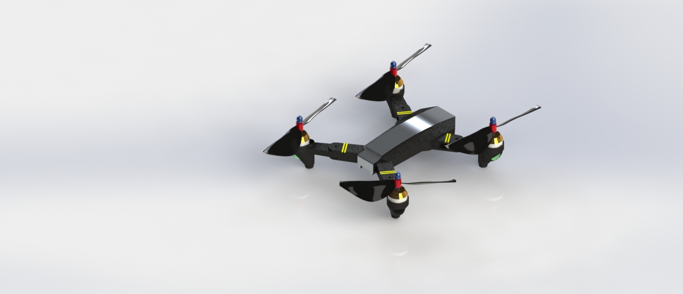 MÁY BAY KHÔNG NGƯỜI LÁI Quadcopter Y1101 with 6'' NACA-M18 model propellers (DR 16)