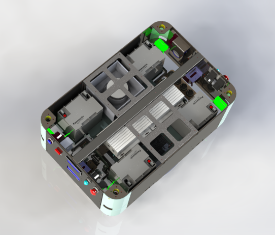 BẢN VẼ 3D XE AGV AGV Robot (CN 102)