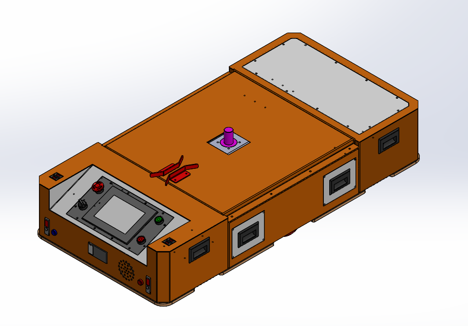BẢN VẼ 3D XE AGV (CN 103)