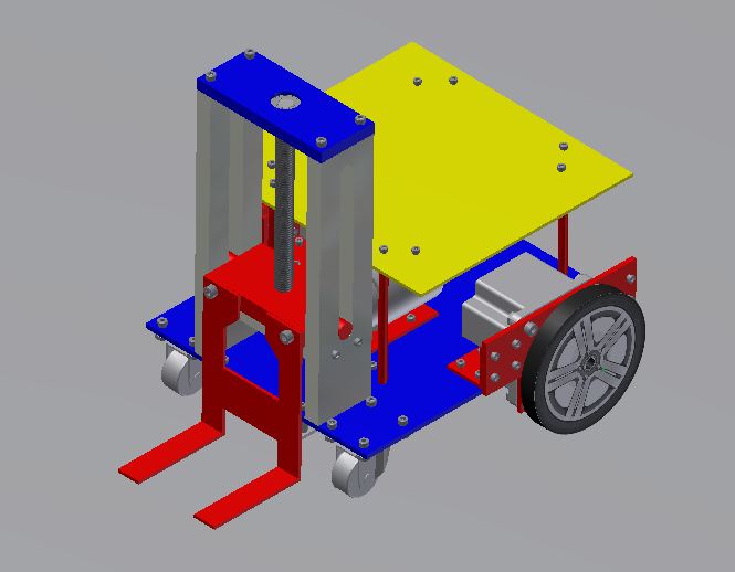 BẢN VẼ 3D XE AGV (CN 121)