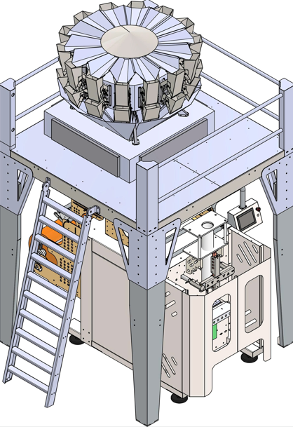 MÁY ĐÓNG GÓI Multi Head Filling Machine INX14 (CN 128)