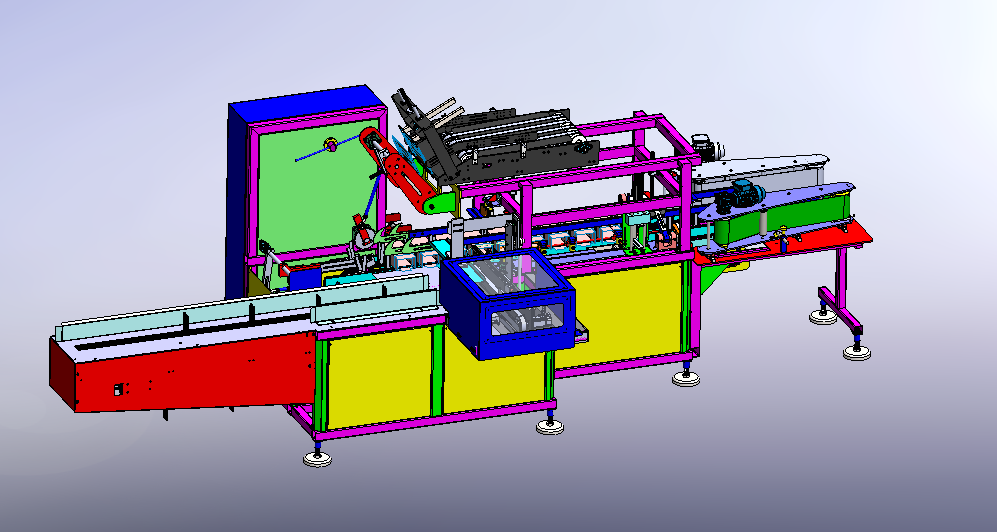 MÁY ĐÓNG GÓI Facial Tissue Packing Box Machine (CN 165)