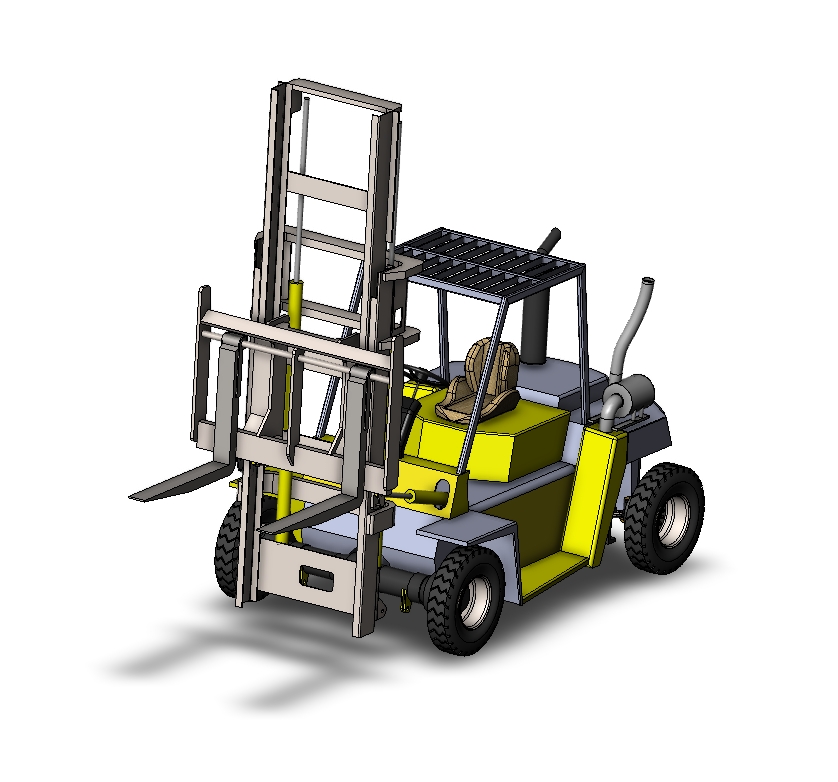 XE NÂNG Forklift model-mechanical equipment (CN 192)