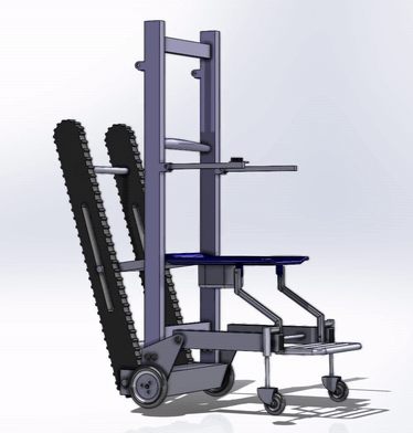 XE LÊN  BẬC THANG Stair Climbing Wheel Chair (CN 217)