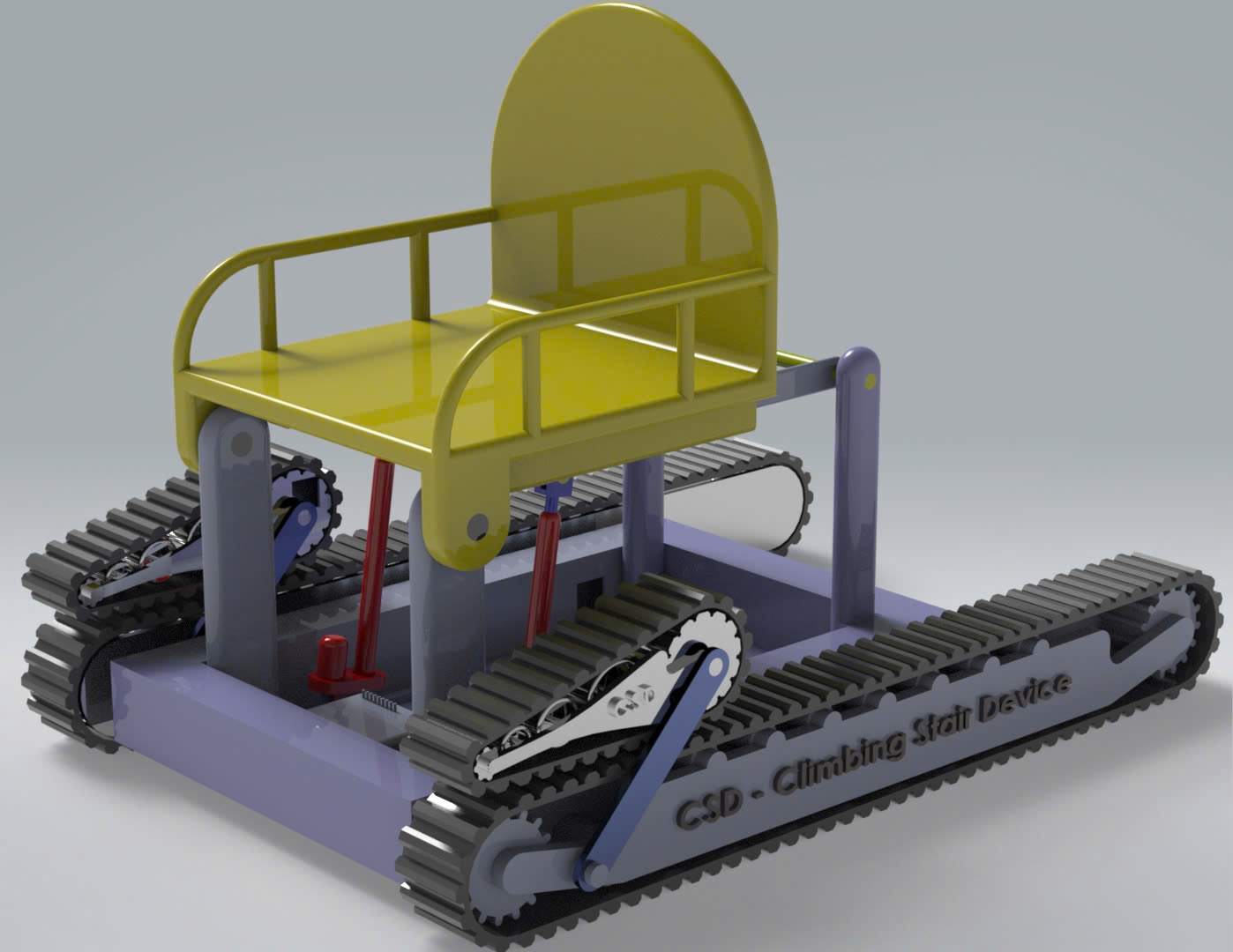 XE LÊN BẬC THANG climbing stair chair (CN 220)