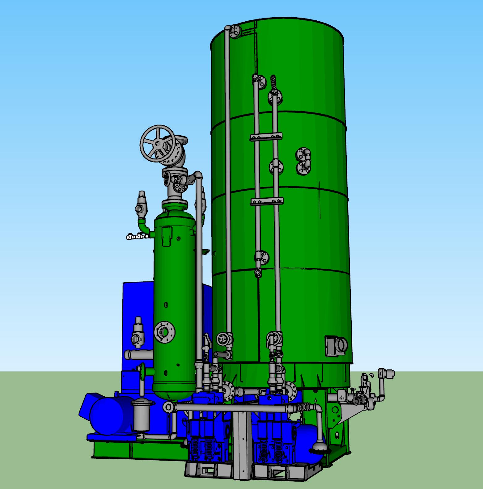 Lò hơi Sinh hơi (hoặc Nồi hơi) STEAM GENERATOR (BOILER) | GENERADOR DE VAPOR (CALDERO) (CN 281)