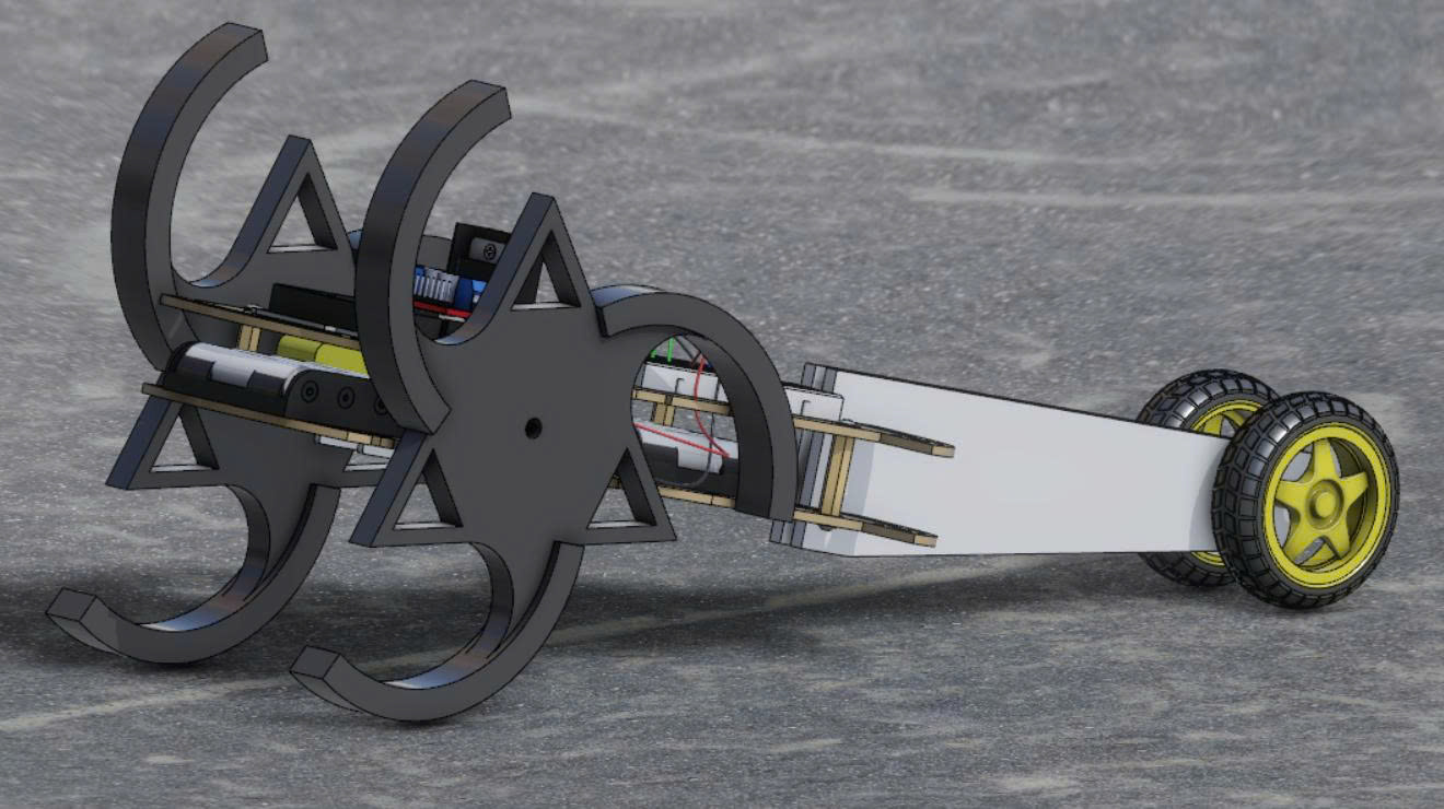 Robot bánh xe hình sao (DC 06)