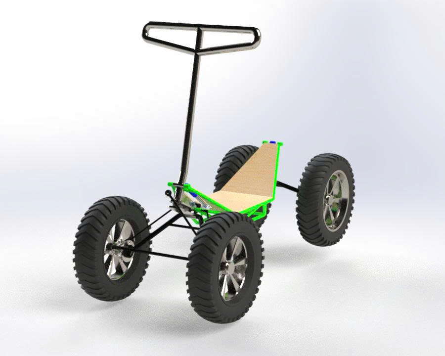 Xe scooter dẫn động 4 bánh (4WD) (DC 08)