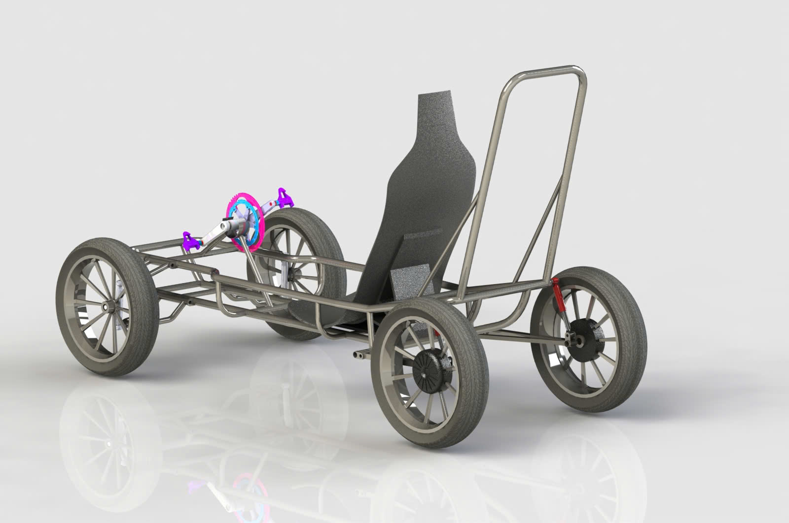 Xe bốn bánh trợ lực bàn đạp – phiên bản cập nhật 2023 (DC 13)