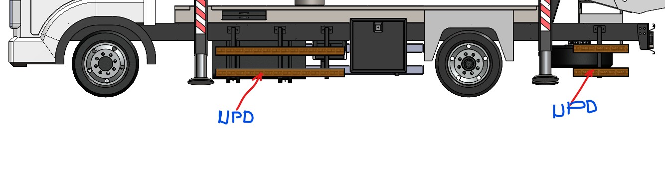 Thiết bị bảo vệ chống chui gầm bên hông xe tải (SUPD) (DC 28)