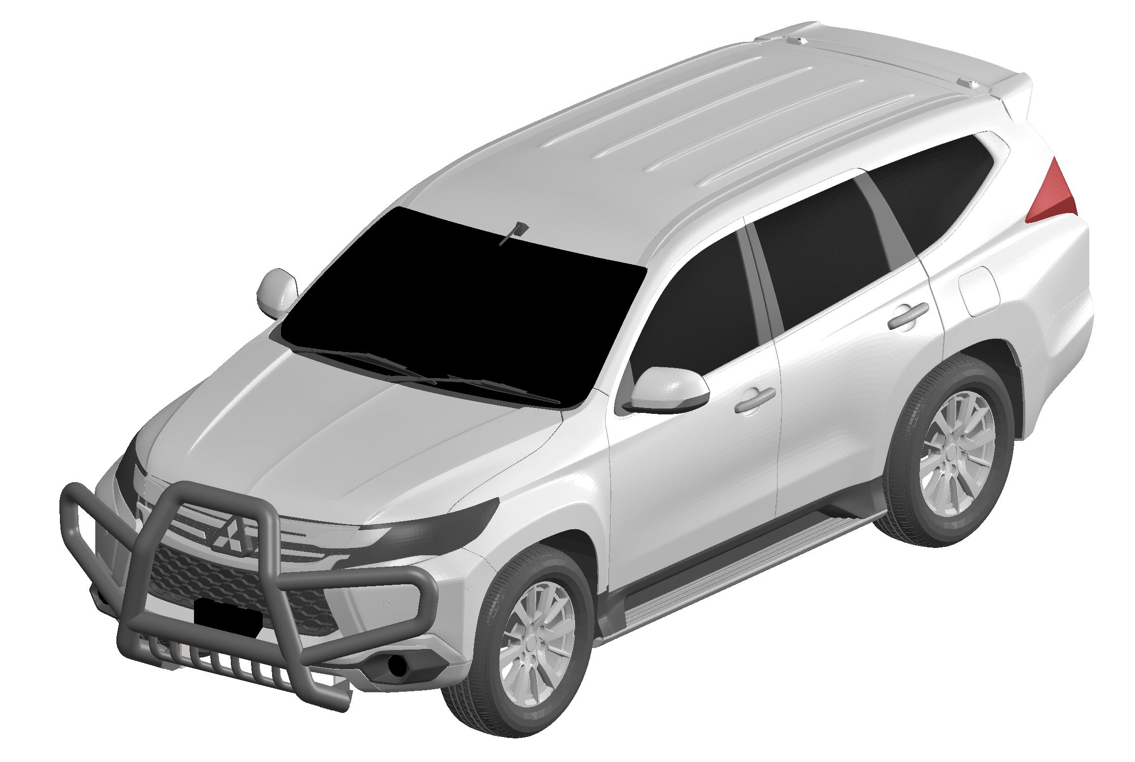 Cản trước Pajero Sport 2017 (DC 32)