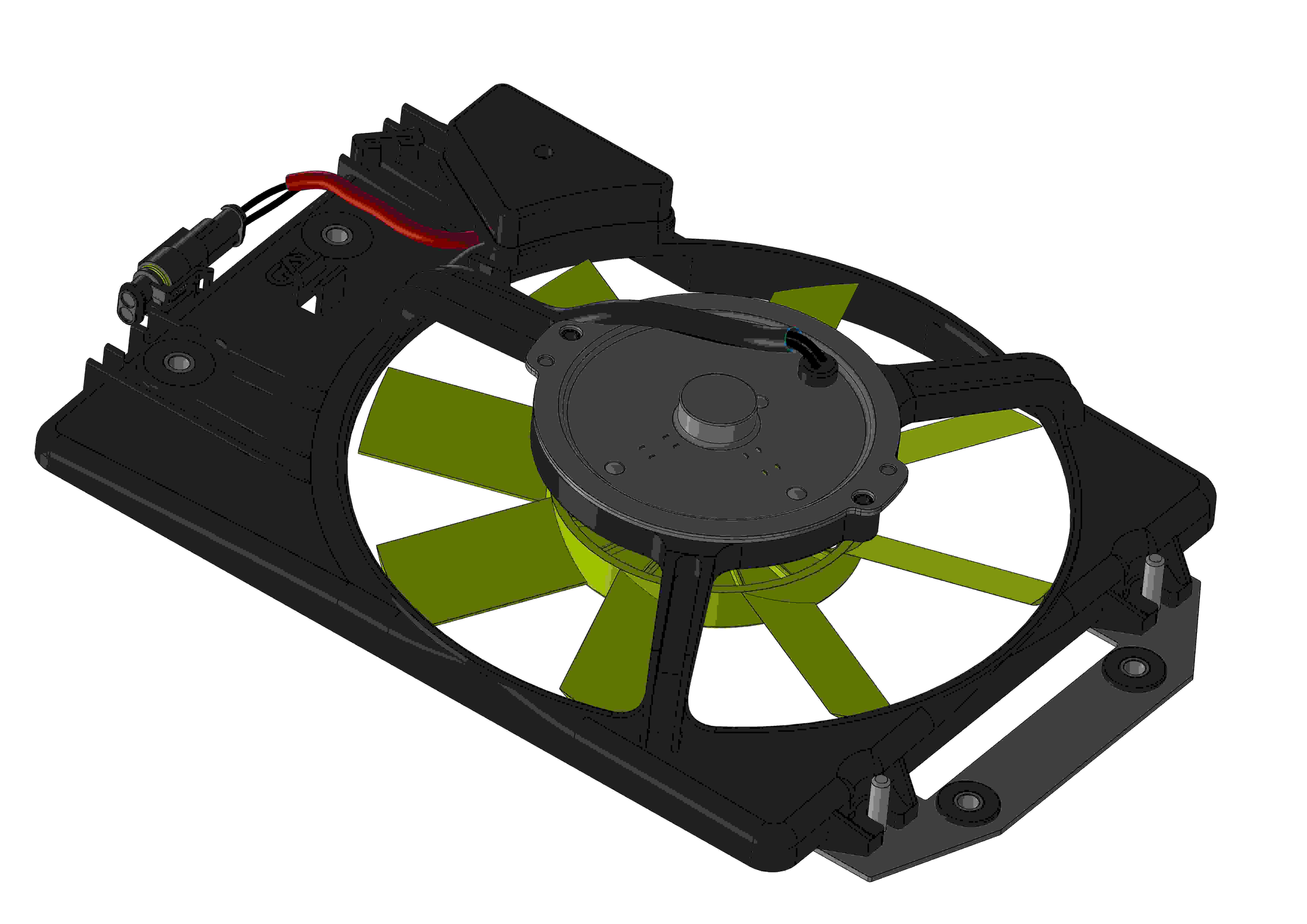 Quạt làm mát phụ chạy điện cho Mini cổ (PGG10046) (DC 39)