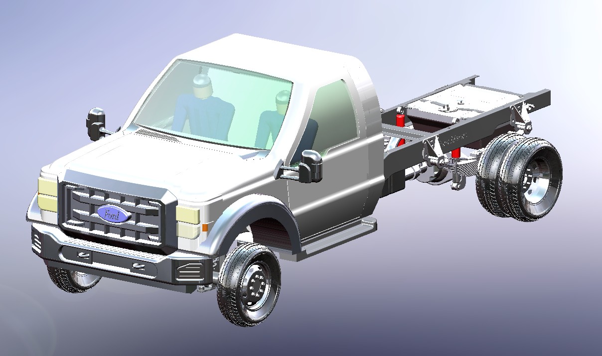 Khung gầm Ford F-550 (cab đơn) (DC 40)