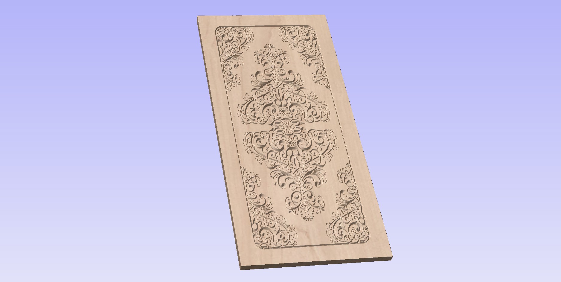 Thiết kế cửa 002 – đường chạy dao CNC – khắc gỗ (DG 01)