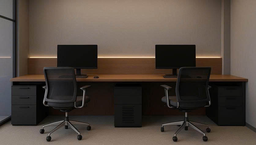 Bàn làm việc telemarketing 2 chỗ (DG 16)