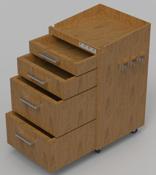 Bàn dụng cụ cắt tóc (DG 42)